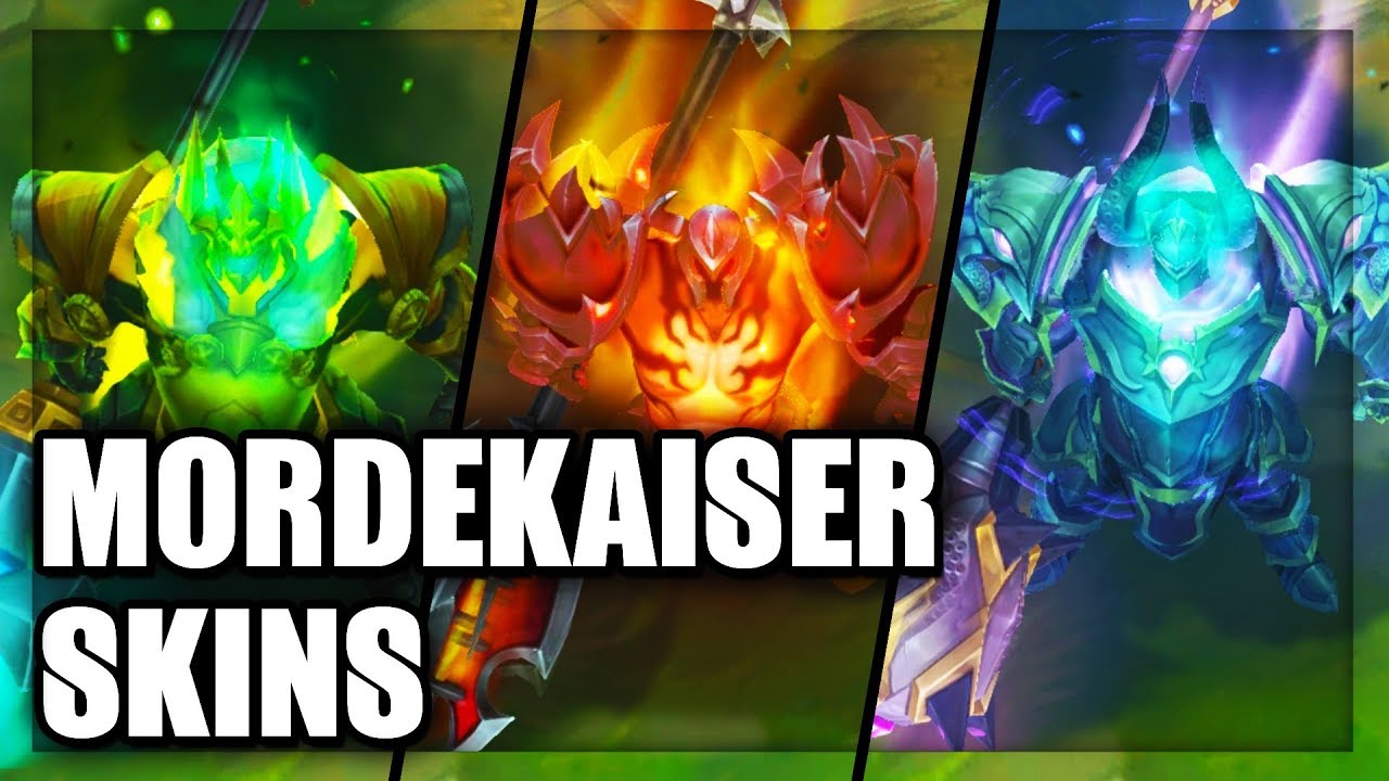 All Mordekaiser Skins Final Update Rework 2019 (League of Legends)