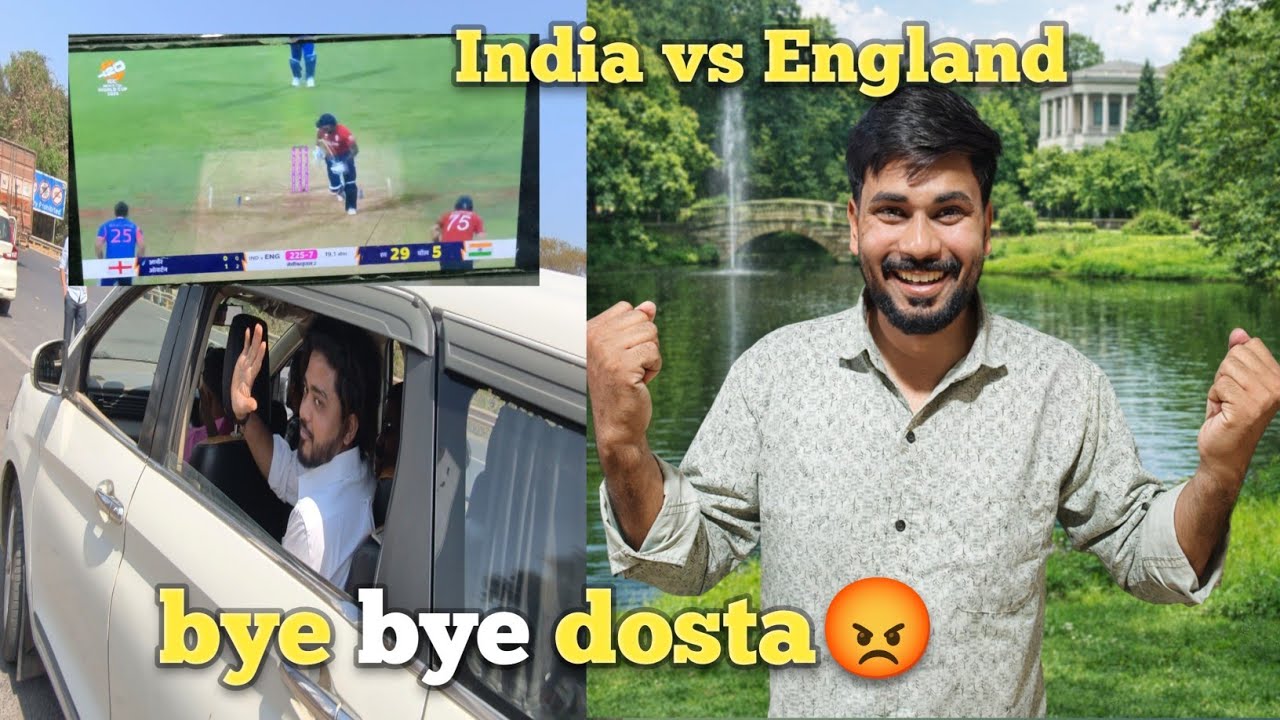 Aaj aisa kya ho gaya Nadeem Chala Gaya 😱/India vs England match 👈 India is winning 😆