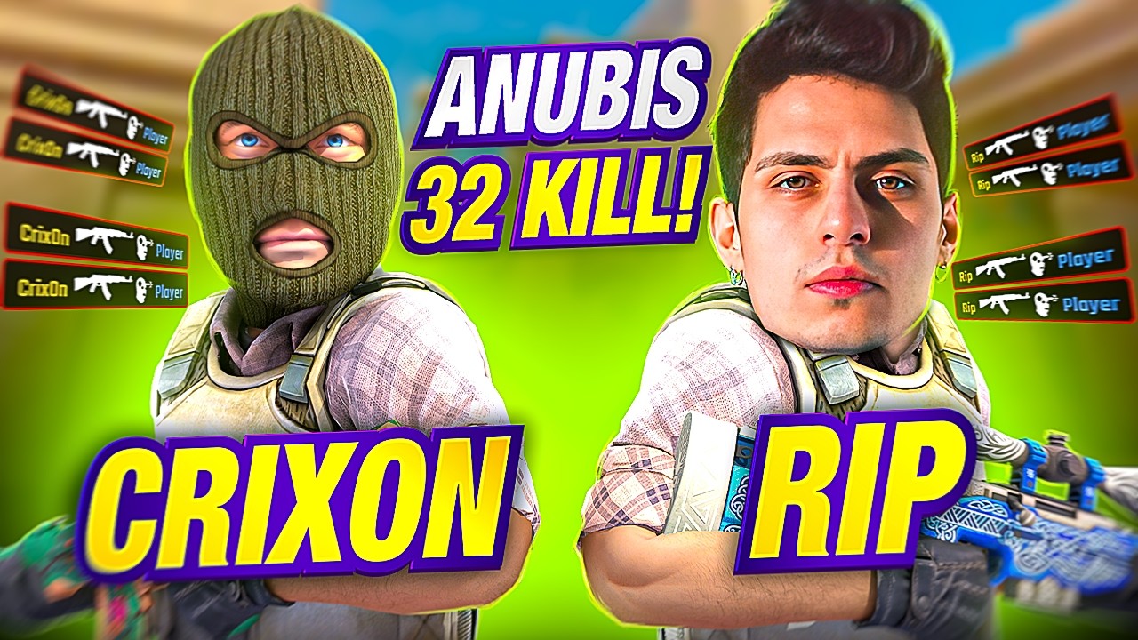 Rip ve Duosu Anubis'te RAKİP TAKIMIN İÇİNDEN GEÇİYOR ! (Counter-Strike 2)
