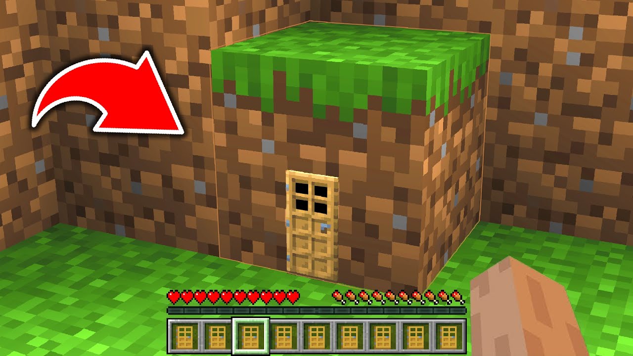 ブロックの家に入れるマインクラフト【マイクラ】【自作MODクラフト ＃１】
