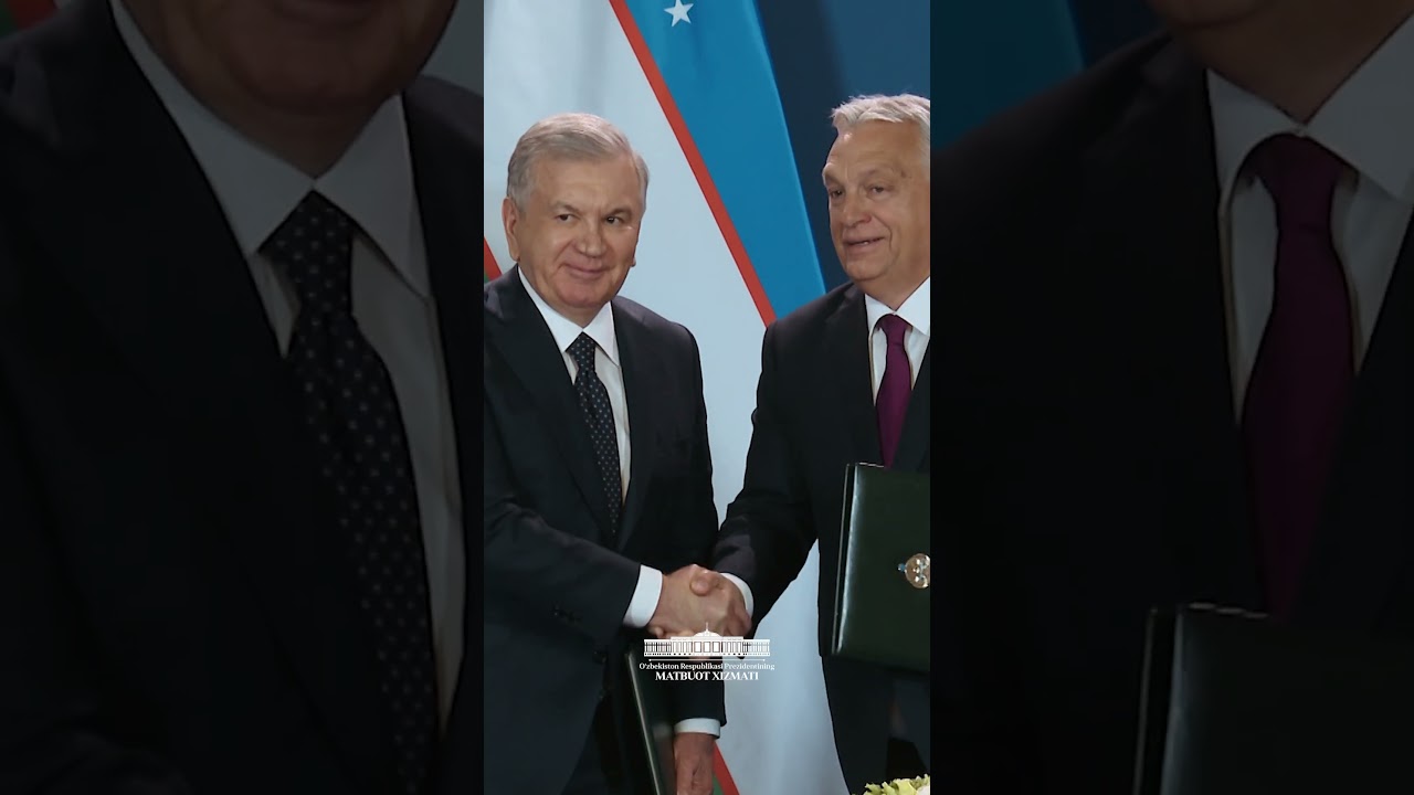 President Mirziyoyev and Prime Minister Orbán signed a joint declaration at the end of the talks.