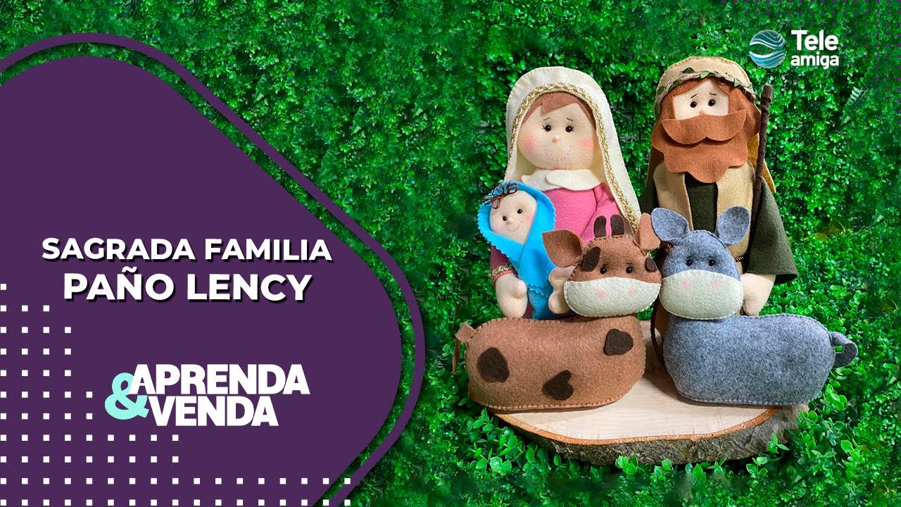 SAGRADA FAMILIA EN PAÑO LENCY en Aprenda y Venda - Teleamiga