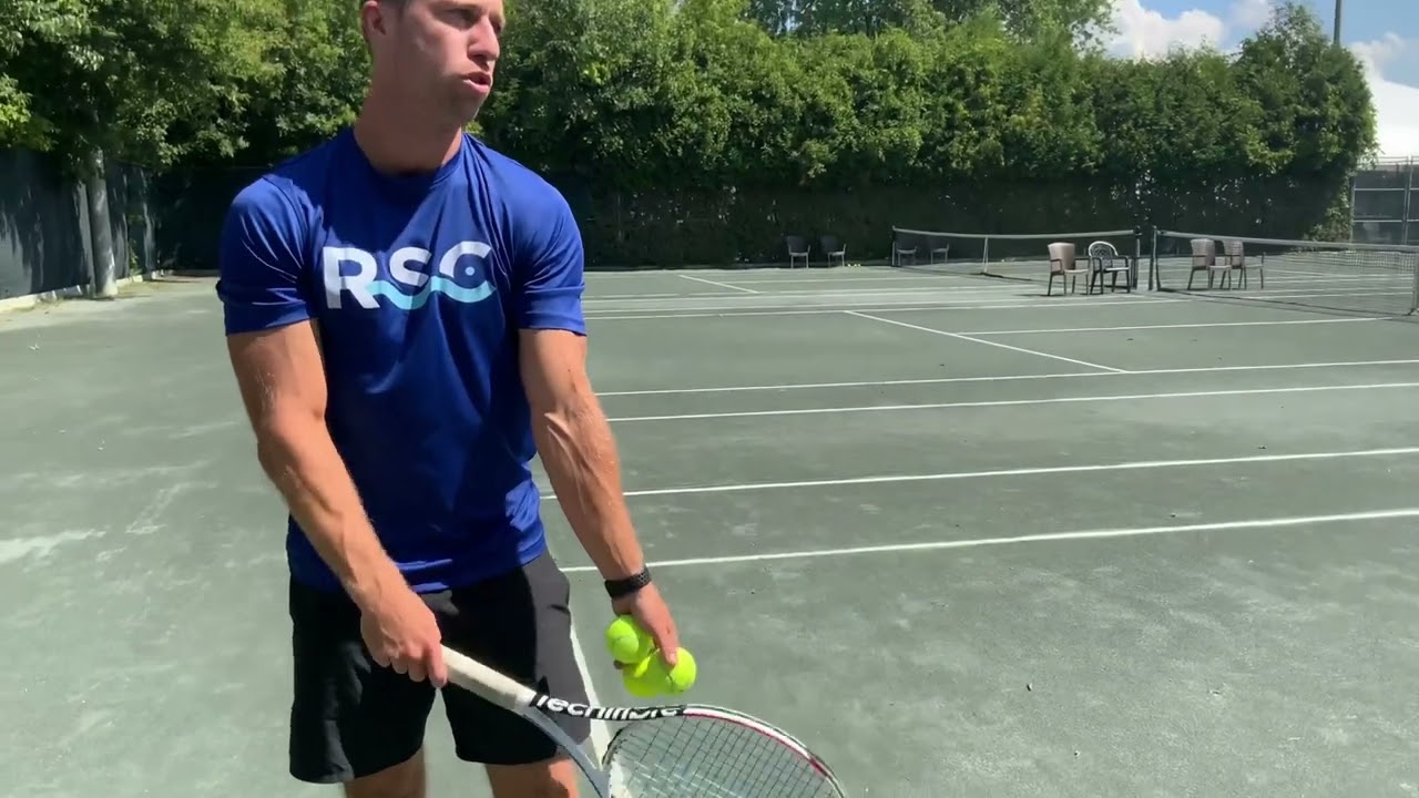 Tennis Tip: Toss & Serve