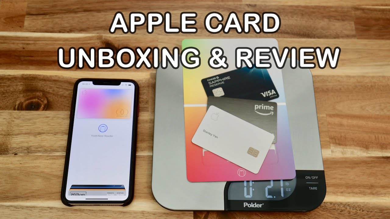 Apple Card Unboxing & Comparison Review