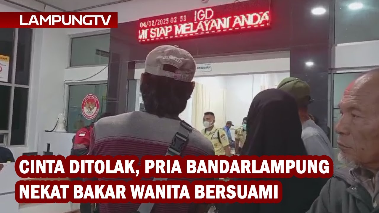 Cinta Ditolak, Pria Bandarlampung Bakar Wanita Bersuami