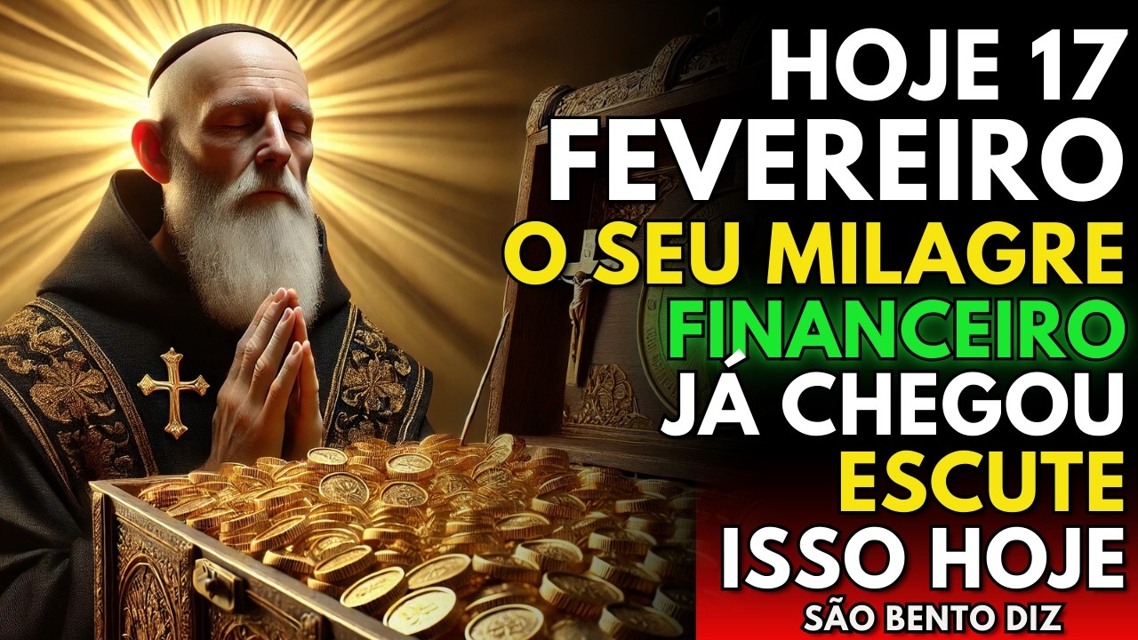 HOJE 14 DE FEVEREIRO, SÃO BENTO fala HOJE: Ele não descansará até proteger e liberar seu MILAGRE ✝️🔥