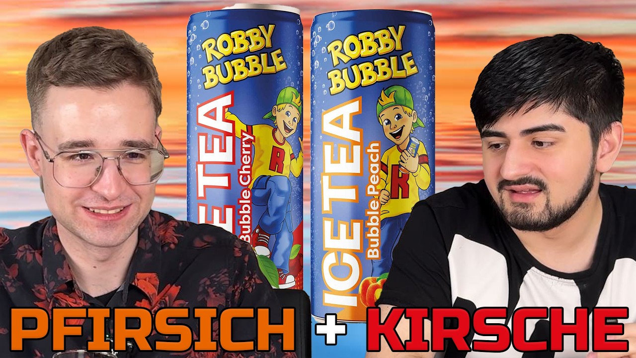 Eistee von ROBBY BUBBLE mit Pfirsich und Kirschgeschmack im Test! Welche ist besser?