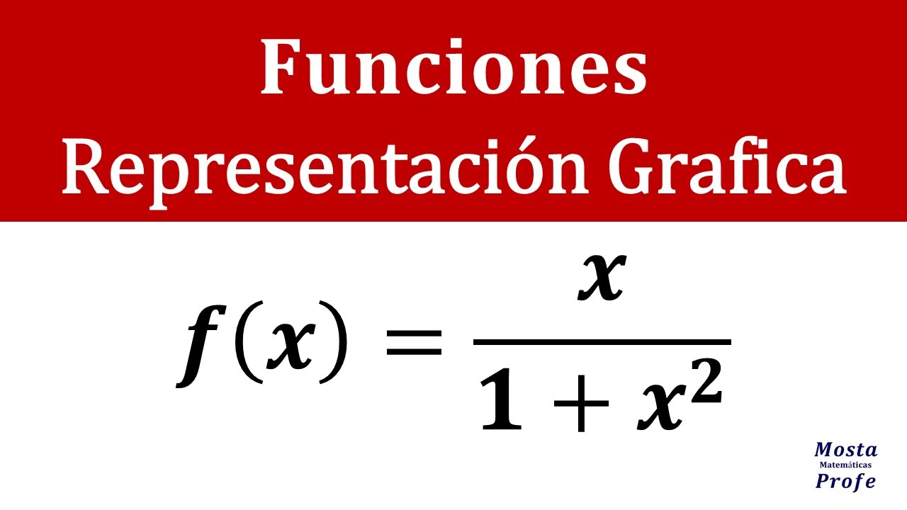 Estudio y representación gráfica de funciones como hace funcion racional antisimetrica dominio rango