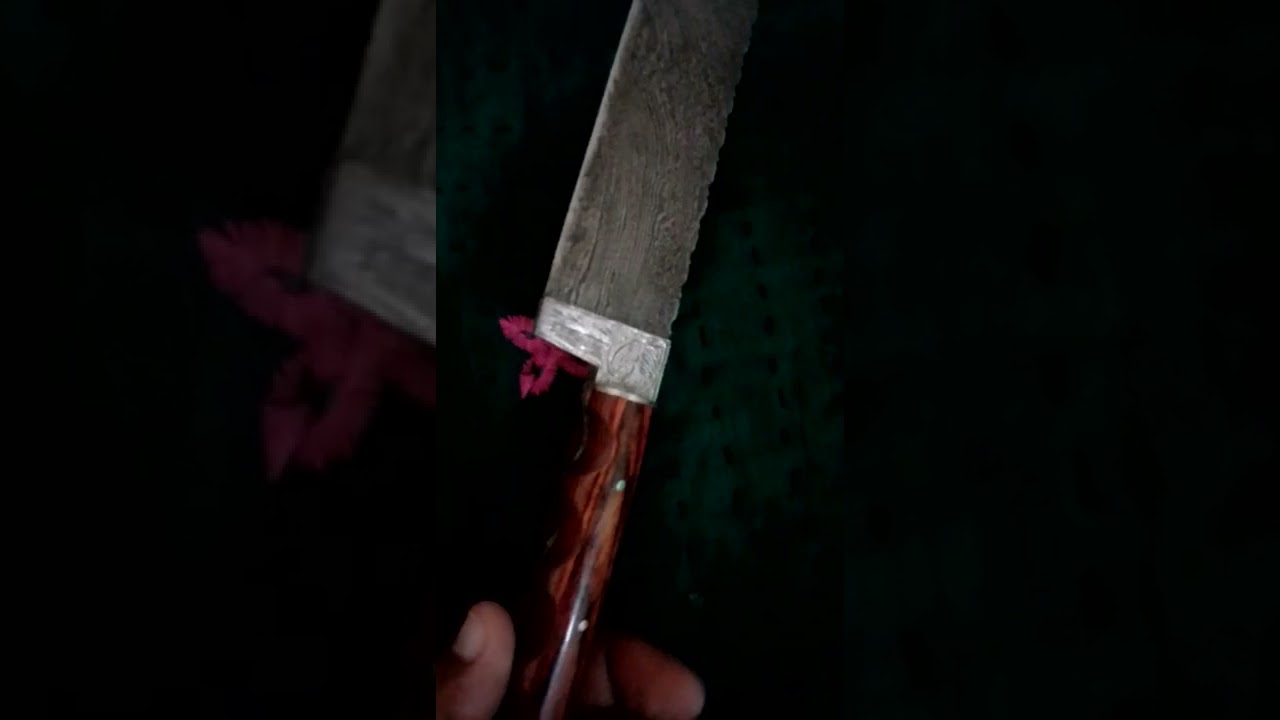 Hand made ( antique ) Damascus steel knives