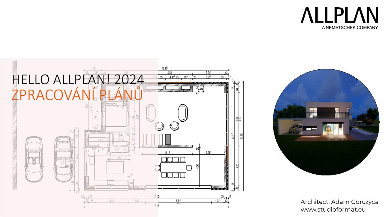 Hello Allplan! 2024 - ZPRACOVÁNÍ PLÁNŮ