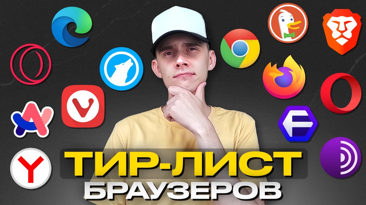 ТИР ЛИСТ БРАУЗЕРОВ. От ХУДШЕГО к ЛУЧШЕМУ