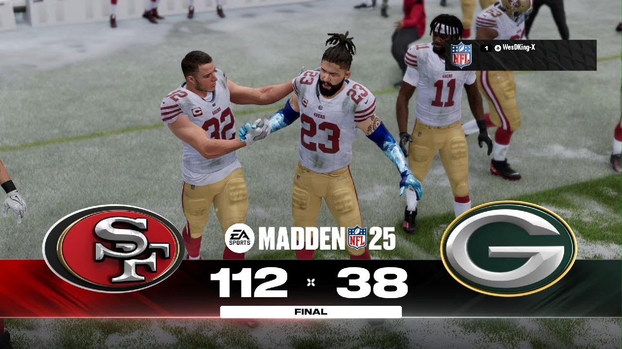 Madden NFL 25_49ers vs Green Bay Packers