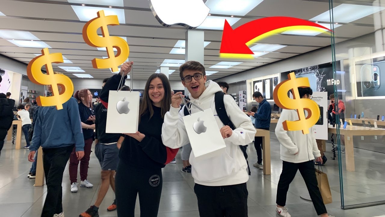 GASTEI 1.000 REAIS NA LOJA DA APPLE! RICK SANTINA