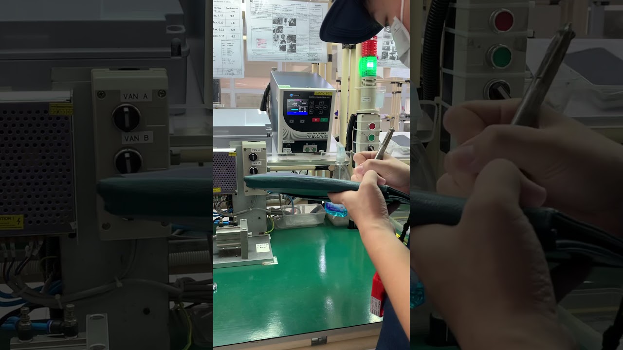 Cosmo Air leak tester LS-R700 Calibration