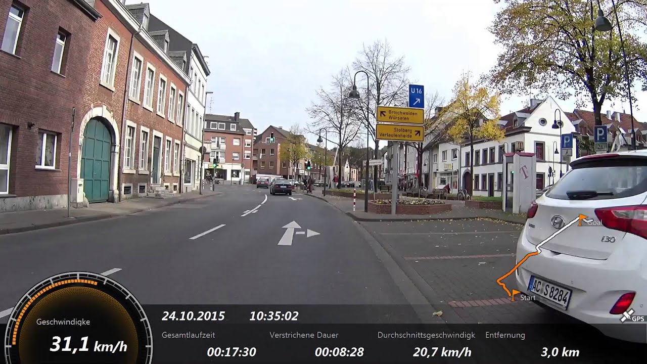 24.10.2015 Aachen - Würselen mit dem Fahrrad