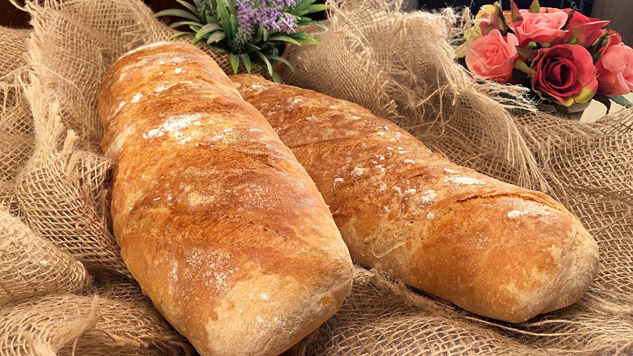 Не покупай хлеб! Приготовьте Деревенский Багет без замеса 🍞🥖 ЭТО ЛЕГКО!
