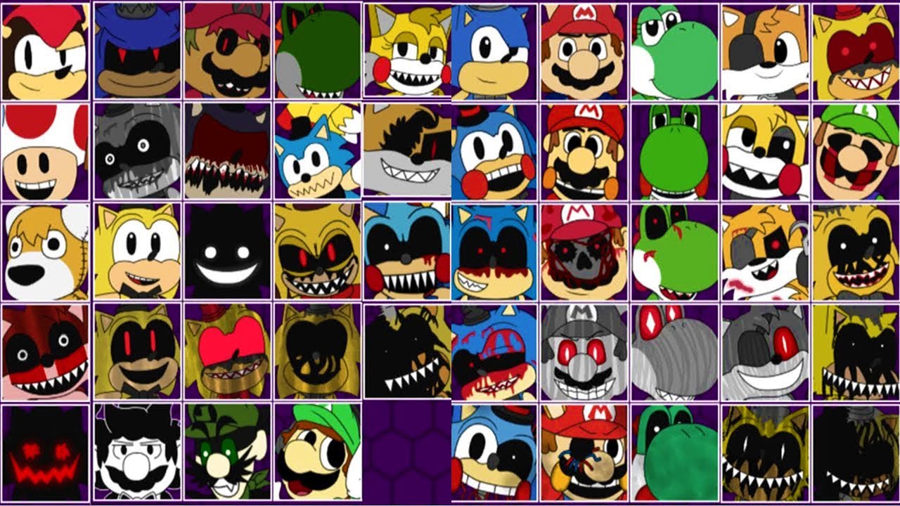 FIVE NIGHTS AT SONIC'S MANIAC MANIA - ALL JUMPSCARES + GAME OVER VOICES/TAUNTS | FNAS