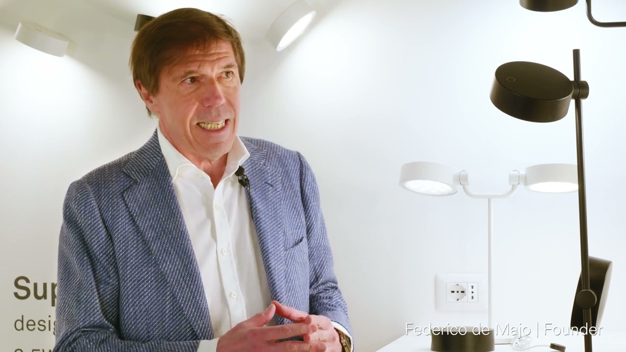 Euroluce 2023 | Zafferano Ailati Lights &ndash; Il fondatore Federico de Majo presenta Super-O