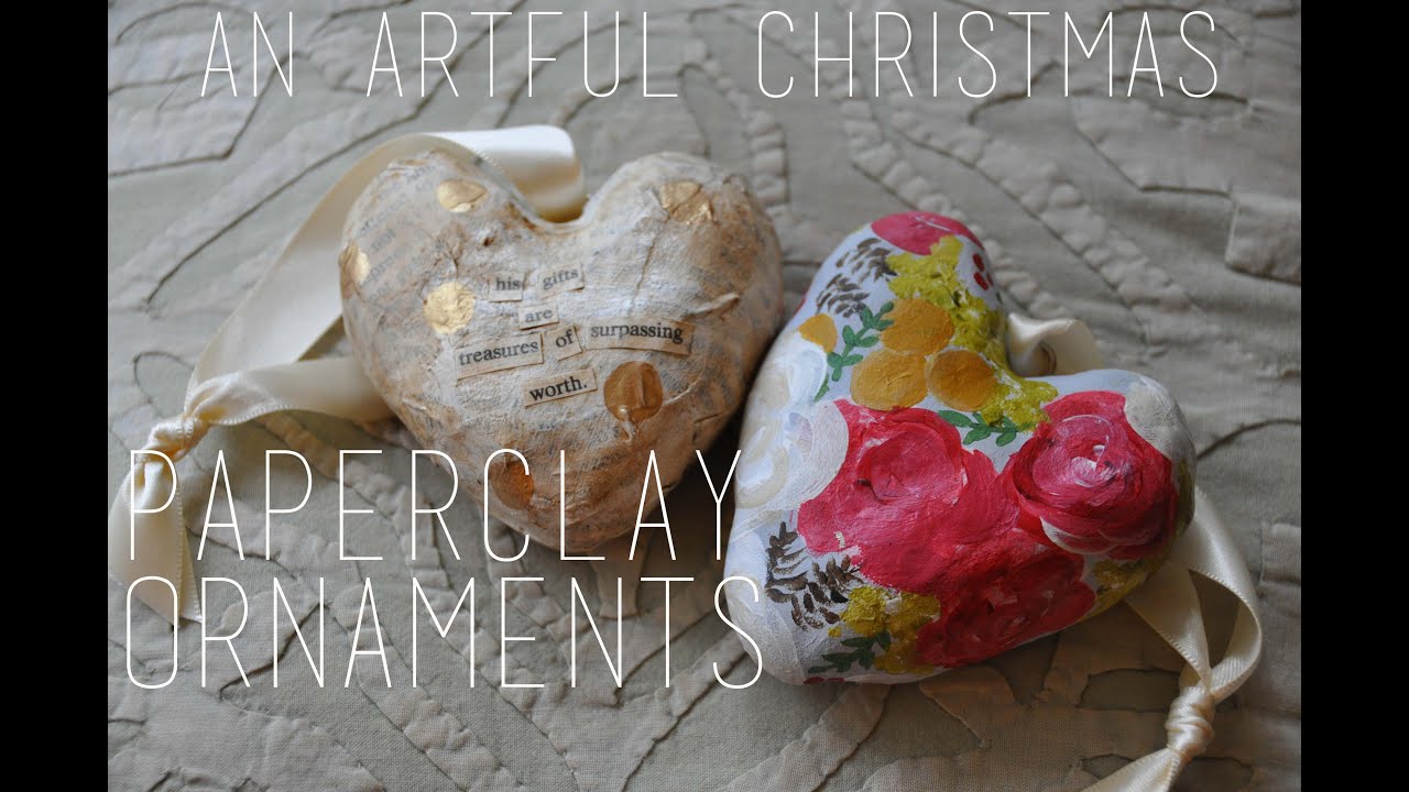 An Artful Christmas | Paperclay Ornament Tutorial | Emma Will