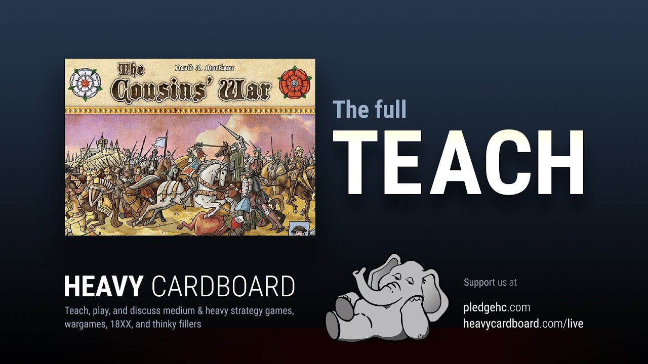 How to Play only - The Cousins' War How to Play by Heavy Cardboard