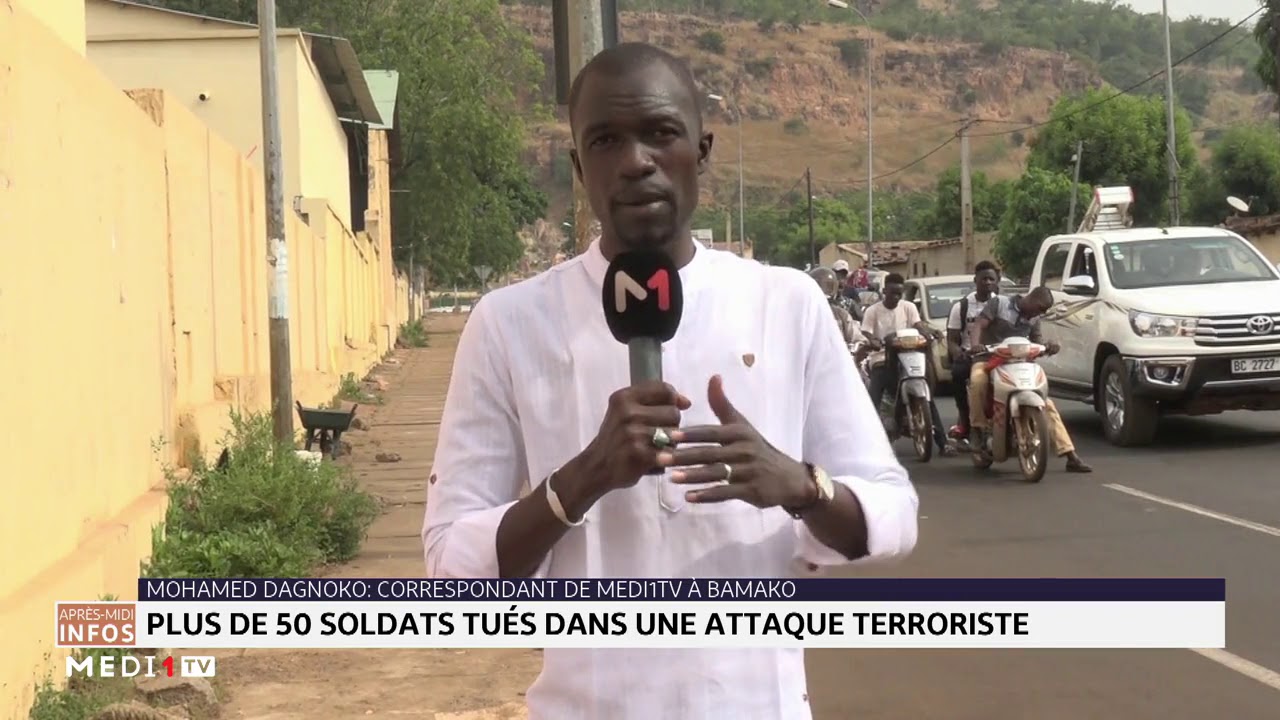 Mali: plus de 50 soldats tués dans une attaque terroriste