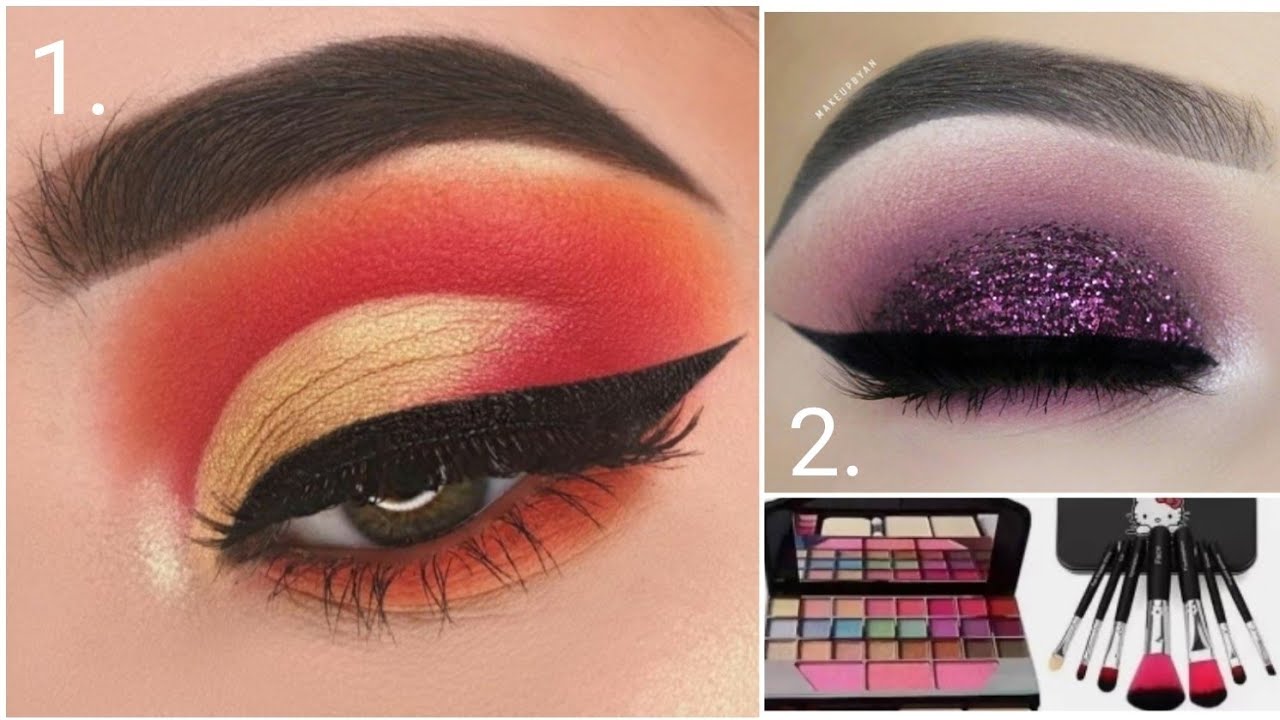 2 easy bridal eye makeup tutorial step by step 
