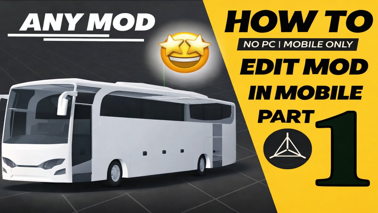 Mobile Se BUSSID Mod Edit Kaise Kare 😱 | Any Mod | Part 1|#howtoeditmod #bussid #viralvideo 