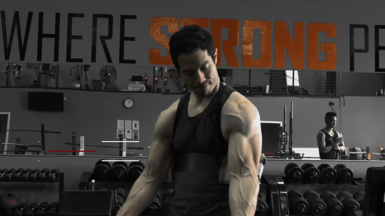 Using the Arm Blaster to get thicker biceps: Super Set for Biceps Part 1