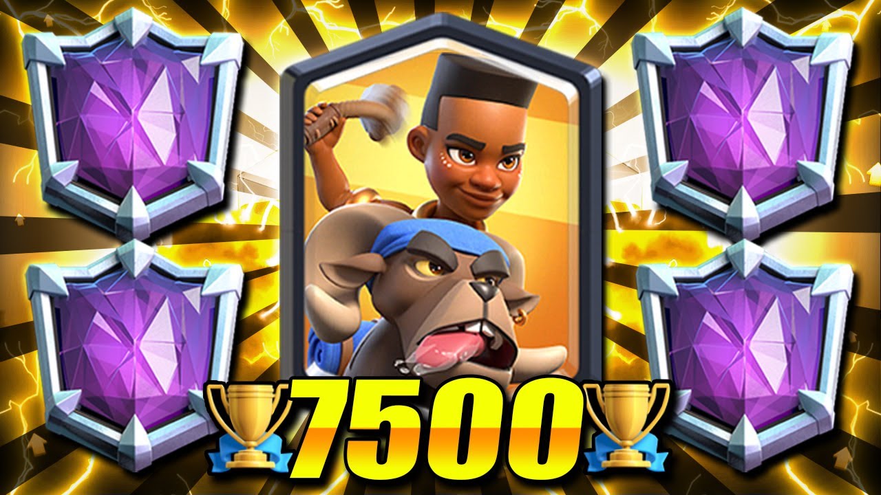 #5 IN THE WORLD!! NEW RAM RIDER BRIDGE SPAM DECK IS TOO STRONG!! - Clash Royale