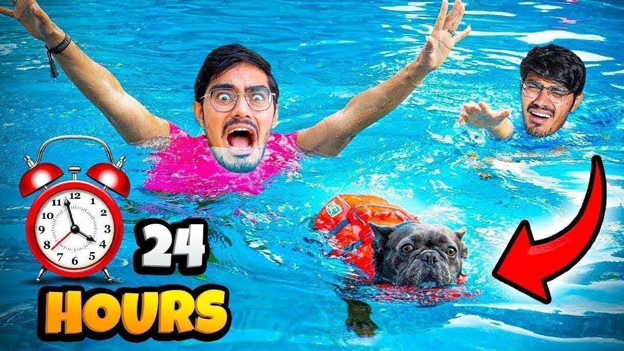 Last To Leave The Pool Wins ₹100000   पूल में ज्यादा देर बिताने वाला जीतेगा एक लाख🔥