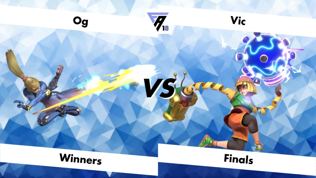 Frame Advantage #18 - Winners Finals - Og (Zero Suit Samus) vs Vic (Min Min)