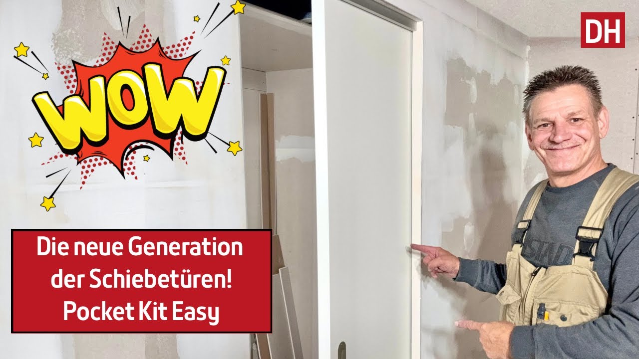Damit baut man heute eine Schiebetüre in die Ständerwand. #beforeandafter