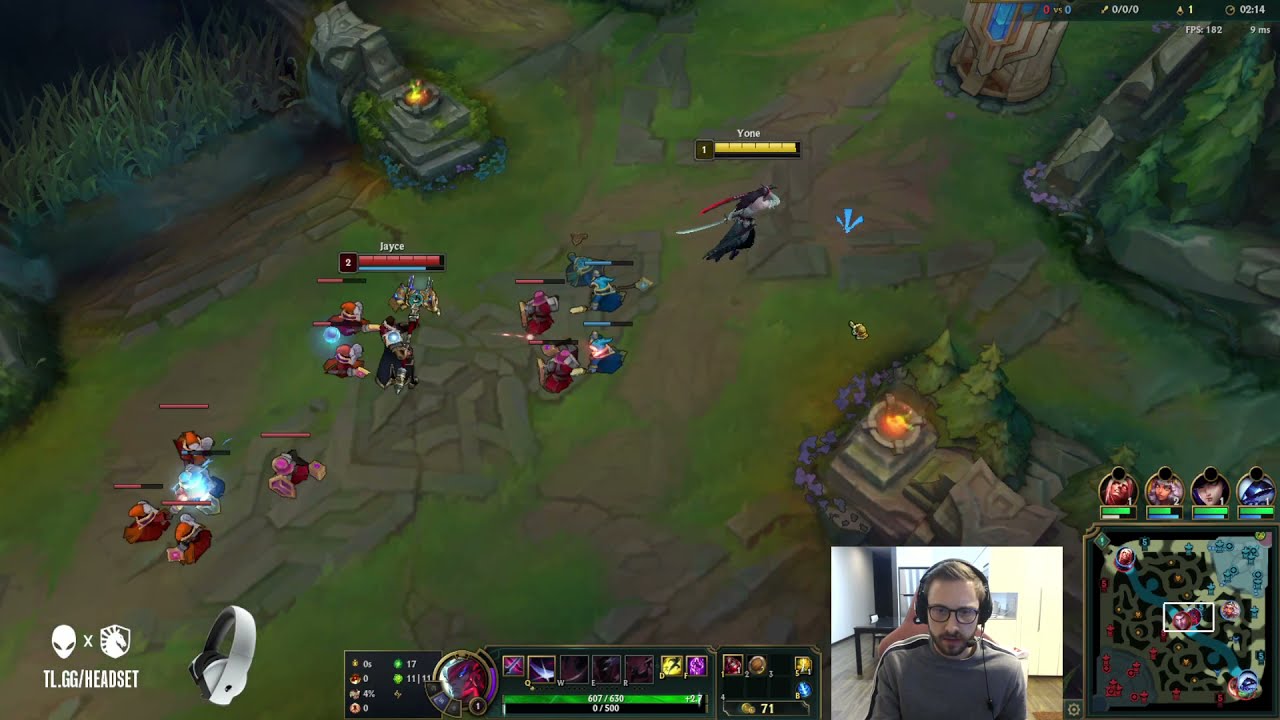 Bjergsen can't CS