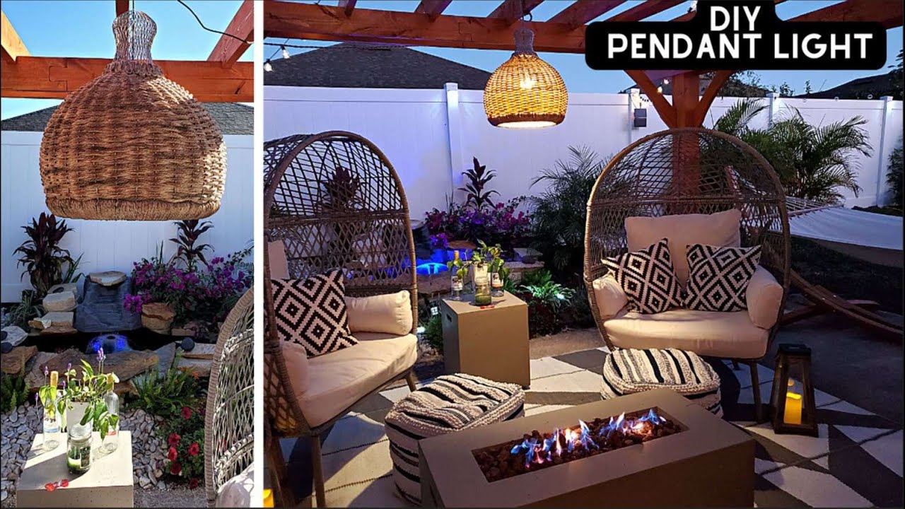 DIY Lighting Idea For Outdoor Patio Deck