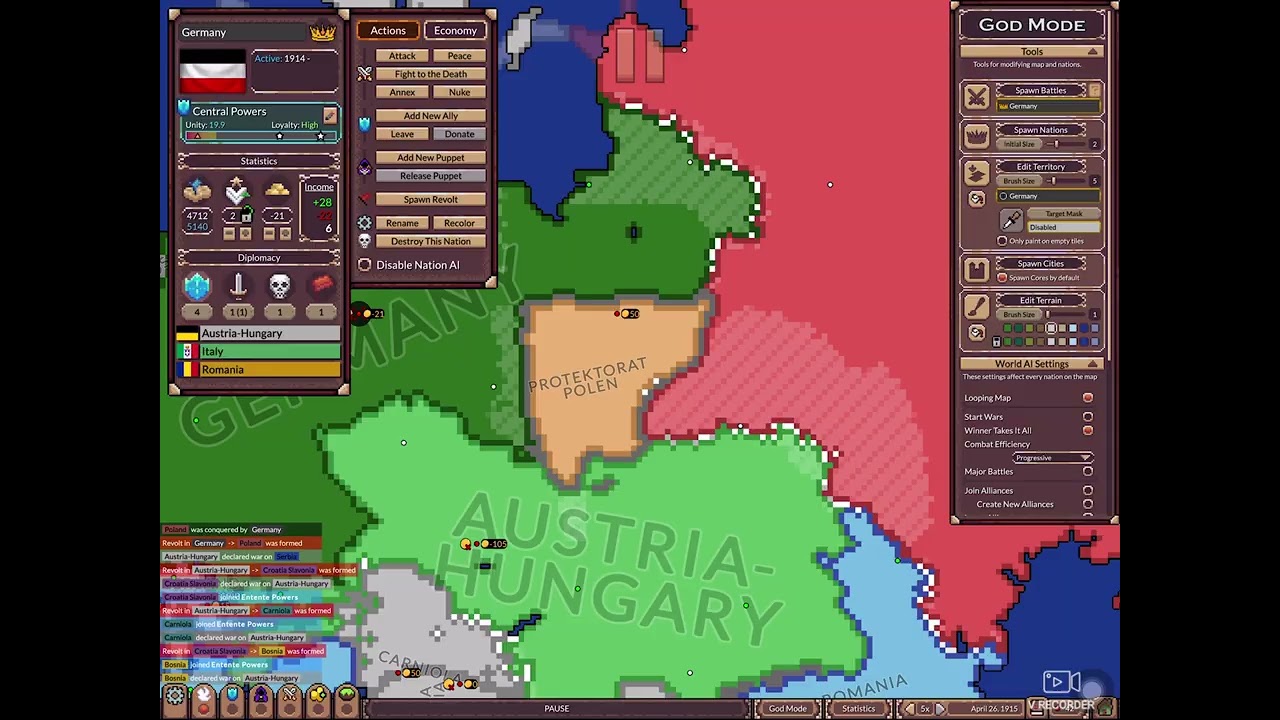 Á alternate ww1 scenario.
