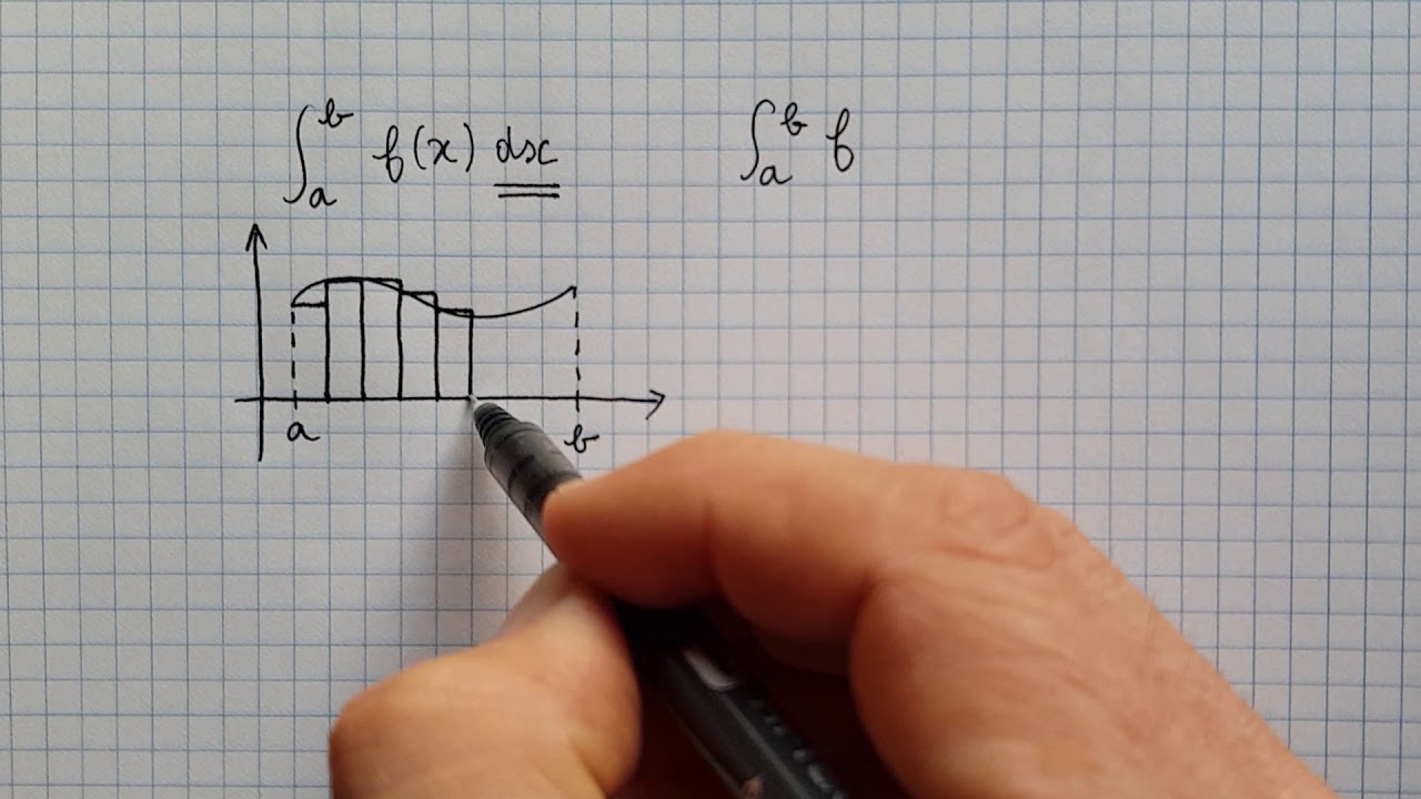 D’où vient le dx de l’intégrale ?
