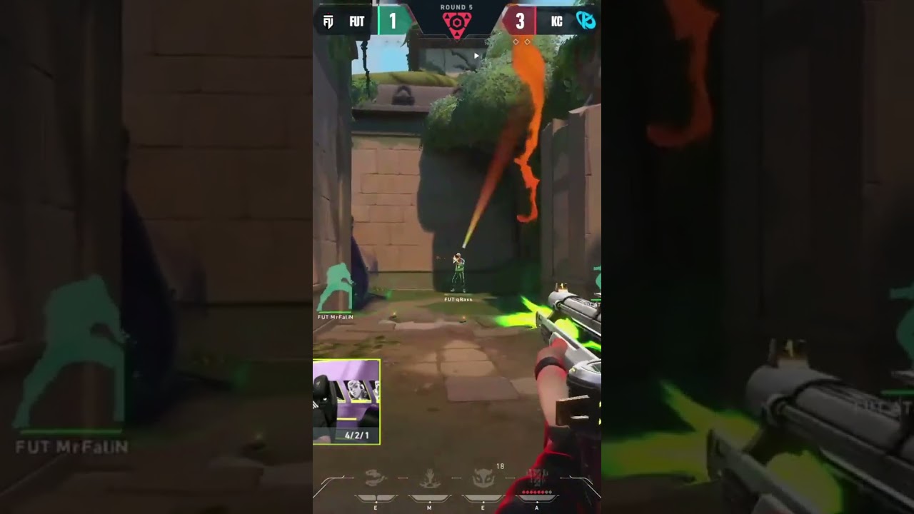 the five-second ace from n4rrate 😮| #valorant #vct #vctemea