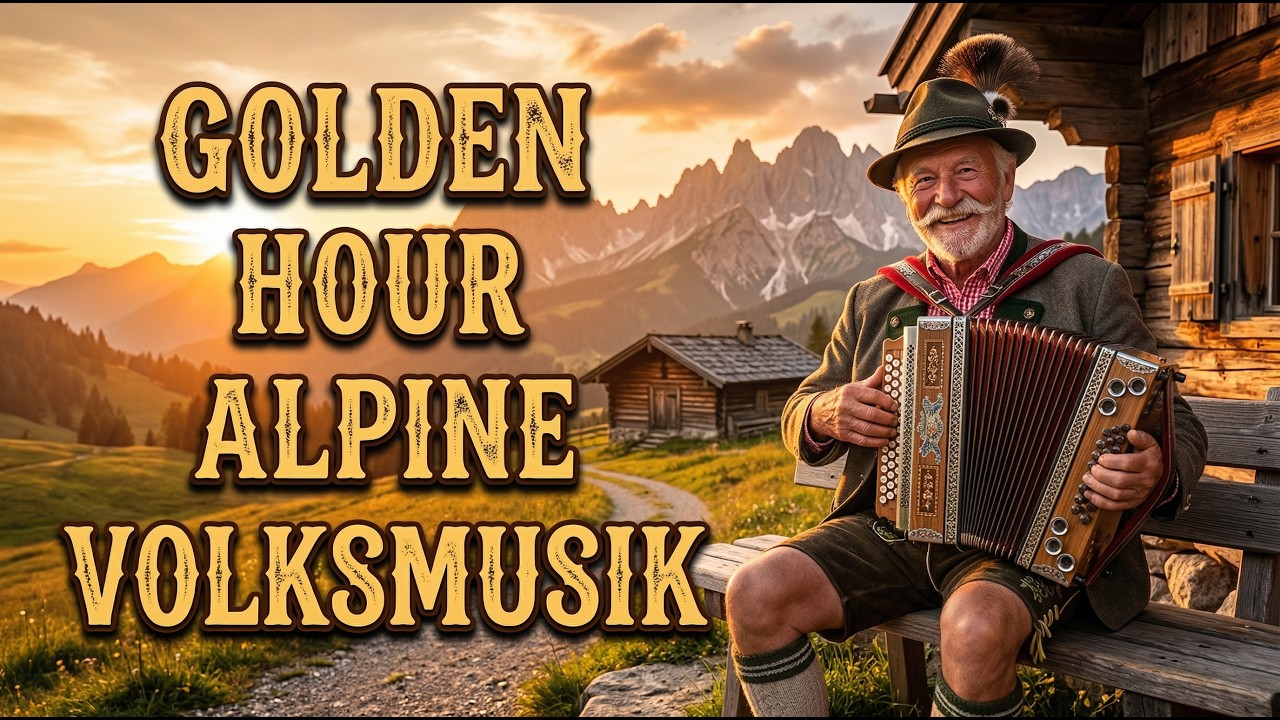 🌸🎶 Golden Hour Alpine Volksmusik — Soft Frühlingserwachen Folk from Bavaria 🎻