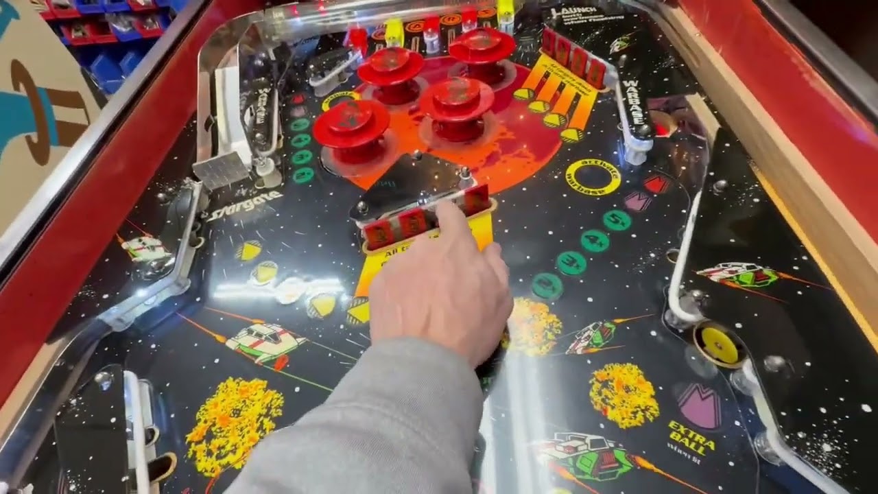 Gottlieb System80 pinball repair - 1981 Mars God of War system 80