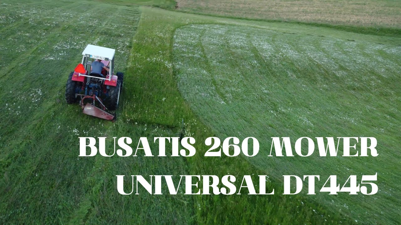 Mowing with Busatis 260 | Košnja z Busatis 260 | Busatis Doppelmessermähwerk