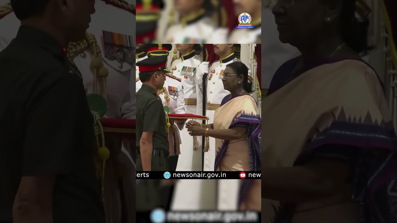 President Droupadi Murmu Confers Ati Vishisht Seva Medals at Defence Investiture Ceremony&ndash;II
