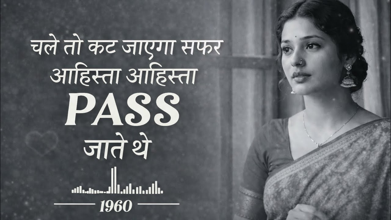 Ahista Ahista Lyrics –(slowed X reverb)🧿 Kazinama, Musarrat Nazir · chale toh kat hi jaayenge