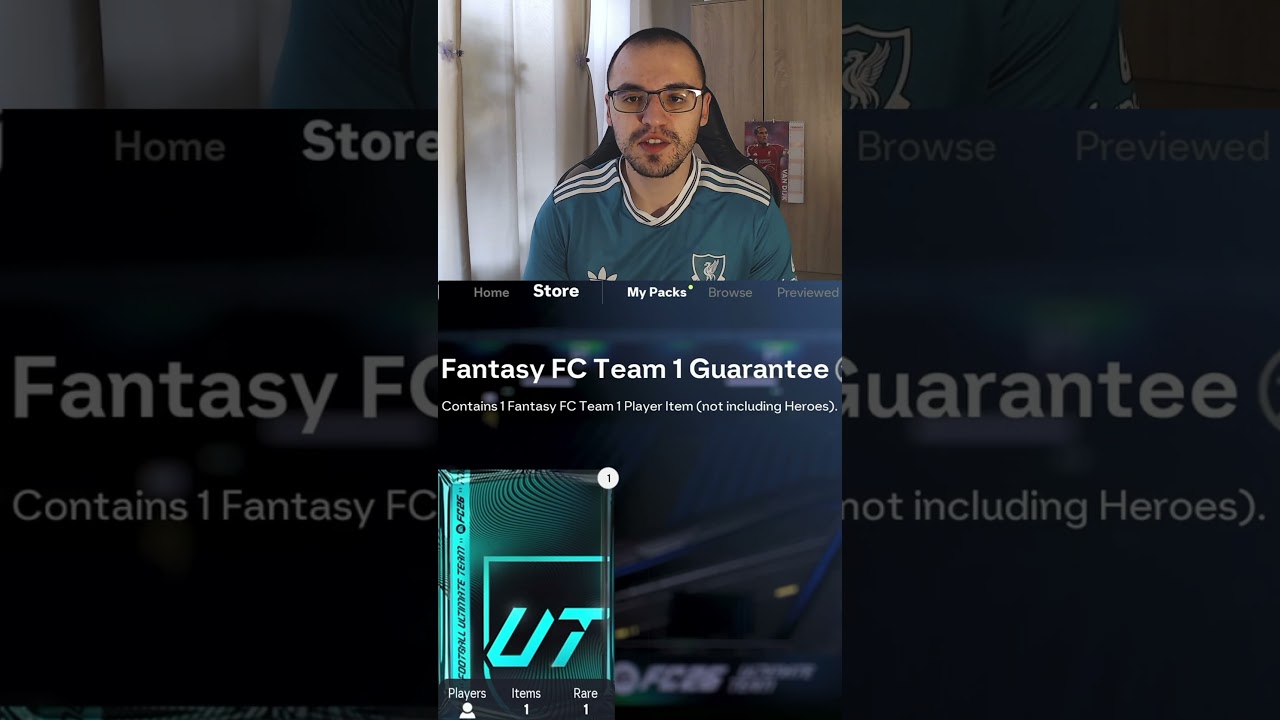 OPENING MY FUT FANTASY TEAM 1 PACK 🇩🇪 | FC 26 ULTIMATE TEAM #shorts