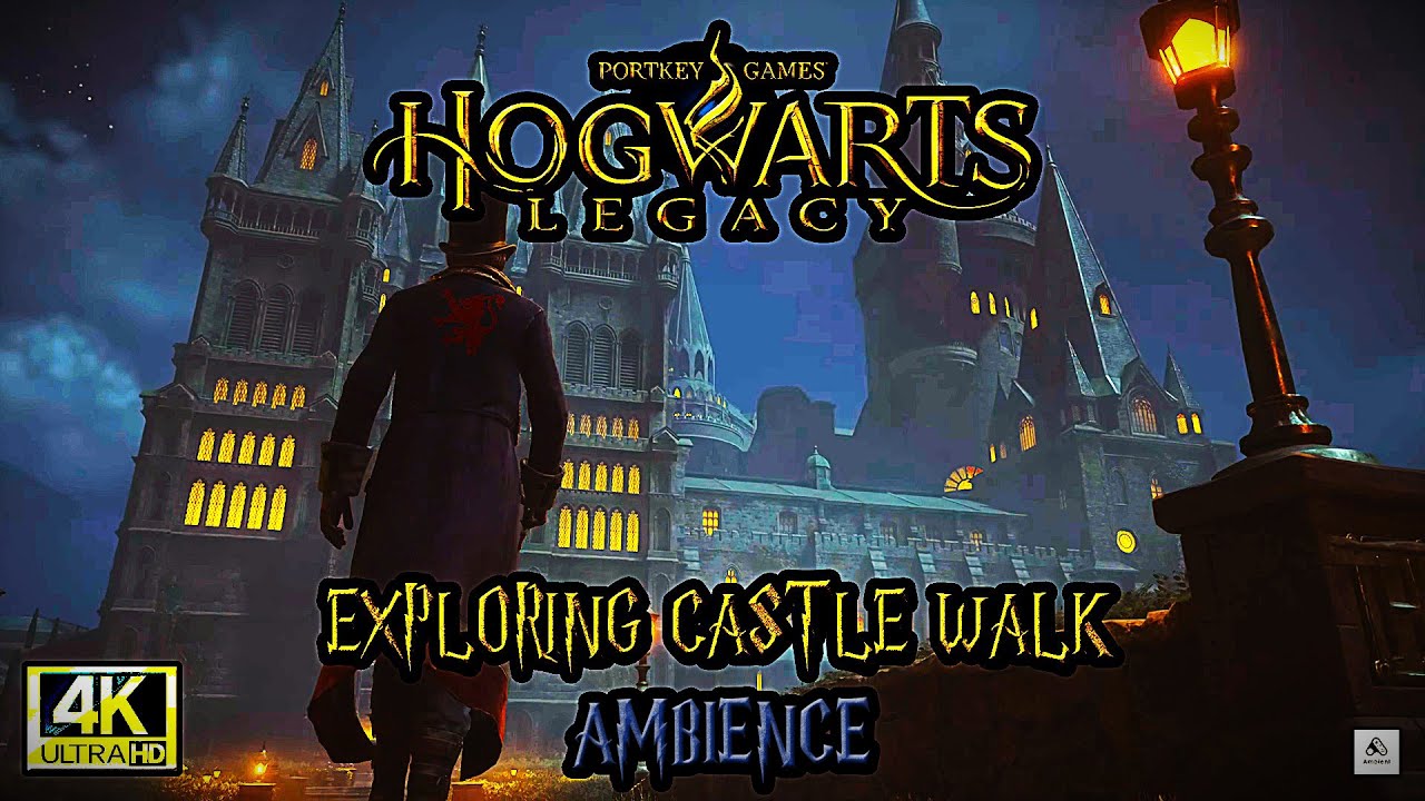 Hogwarts Legacy | Tranquil Castle Walk – Exploring Inside & Outside Ambience