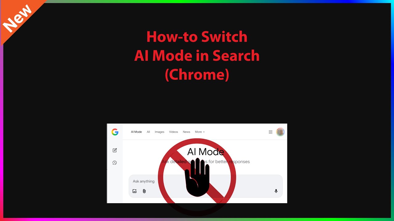 AI Mode: How-to Turn-On or Turn-Off (Google Chrome Desktop)