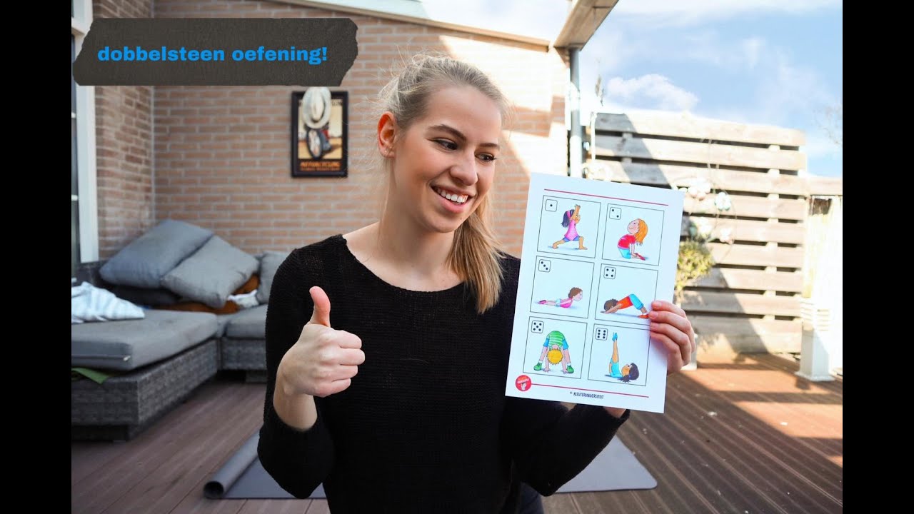 Dobbelsteen oefening - bewegen voor KLEUTERS