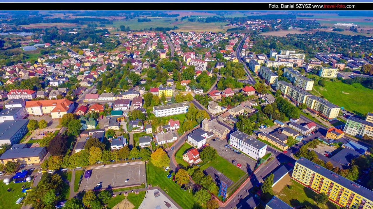 Nowogard z drona www.travel-foto.com