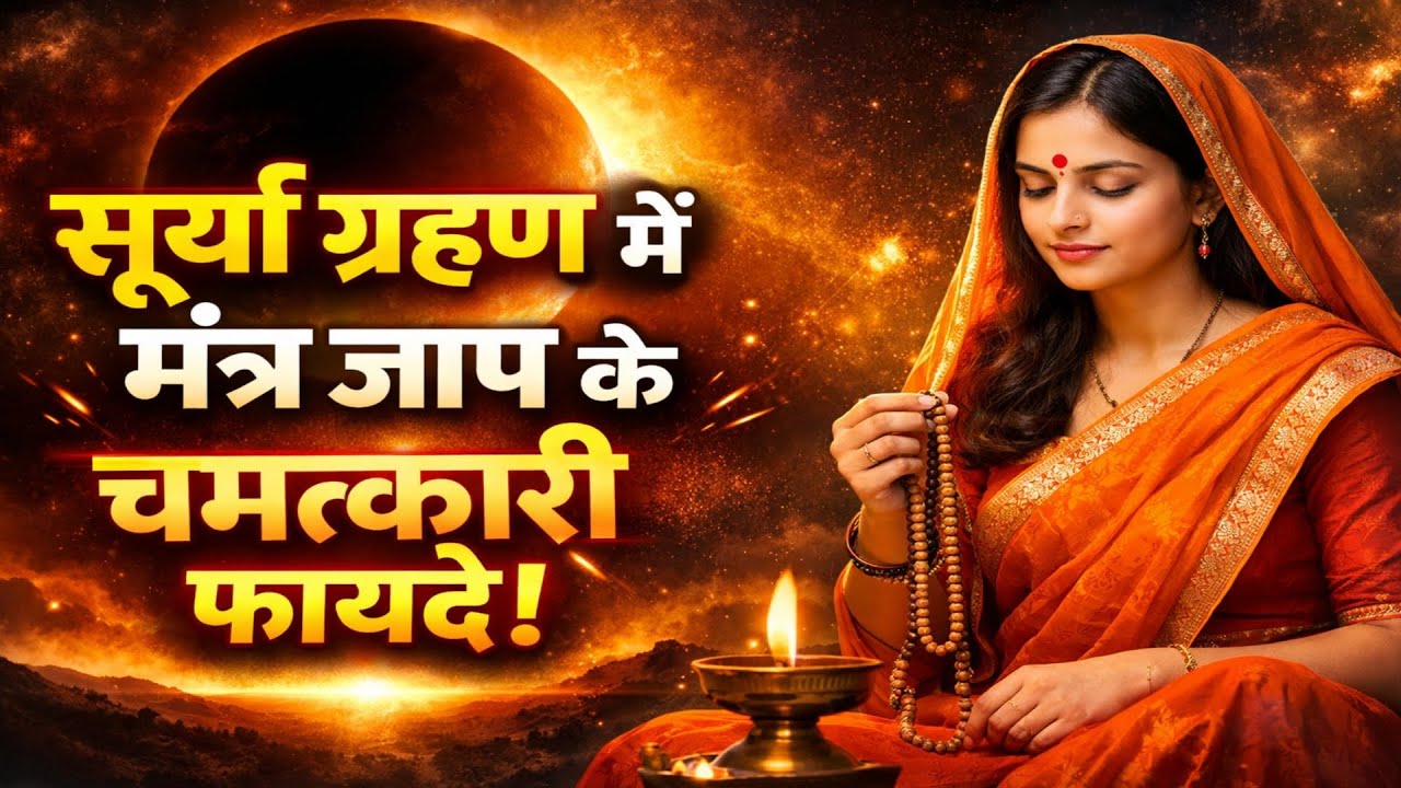 सूर्य ग्रहण के दौरान मंत्र जाप करने का क्या लाभ है 😳 Surya Grahan Mein Mantra Jaap Karne Ke Fayde