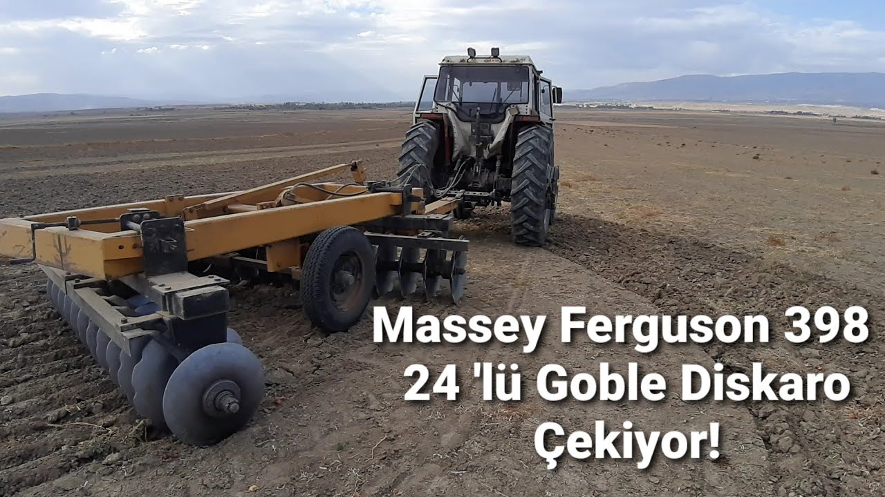 Massey Ferguson 398 ile 24 lü Goble Diskaro Çekiyorum.