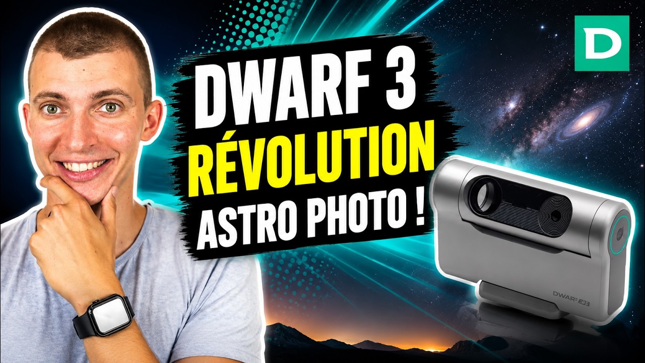 DWARF 3 : Le télescope intelligent portable qui révolutionne l’astrophotographie !